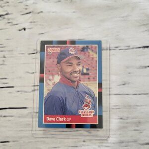 1988 Dave Clark Of Cleveland Indians Baseball Card – Vintage